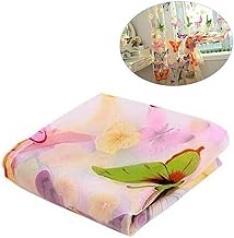 Ciieeo Cortinas Impressas Cortinas De Tule Cortinas Transparentes Cortinas Laváveis Cortina De Banheiro Cortina De Janela Com Ilhós Impressão Cortina De Janela De Borboleta Grande