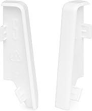 KGM Verbinder für Sockelleiste MEGA-Profil (20 x 58 mm) weiß – Maße: 20 x 58 mm – 2 Stück