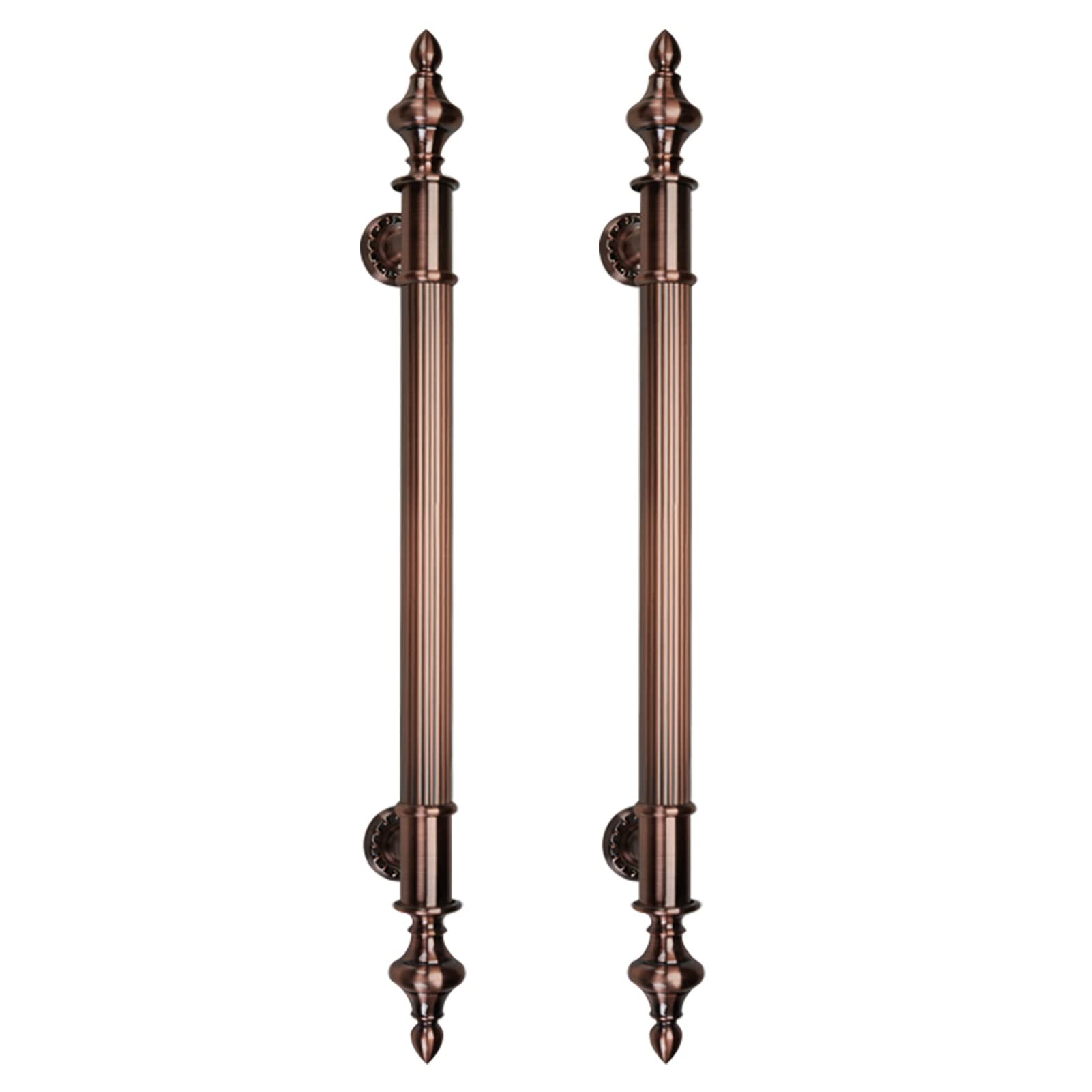 Poignées de porte vintage en acier inoxydable antirouille pour rénovation de maison