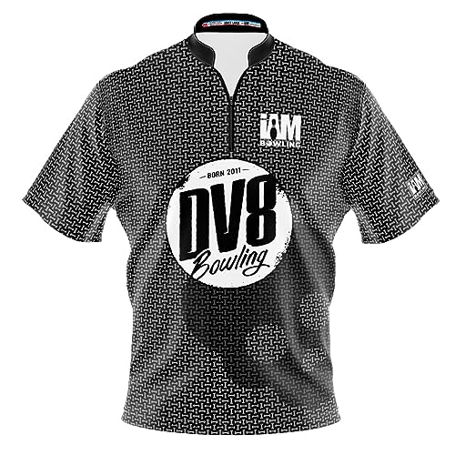 Logo Infusion Dye-Sublimated Bowling Jersey (Sash Collar) - I AM Bowling Fun Design 2040-DV8 - DV8 - Halloween Bones (4X-Large)