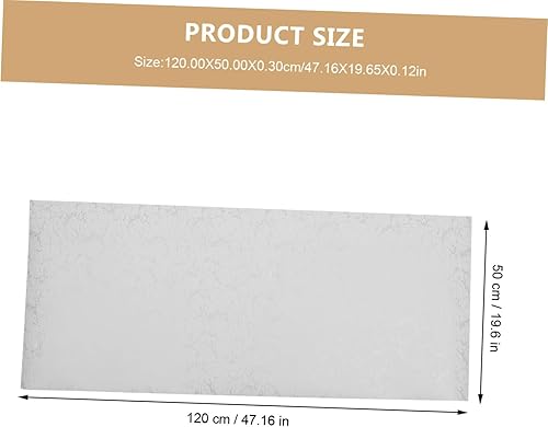 Miniatura 7 de DOITOOL Material de la tela de la pantalla de bricolaje 2 Rolls Cubierta blanca de la luz del Pvc para la iluminación decorativa