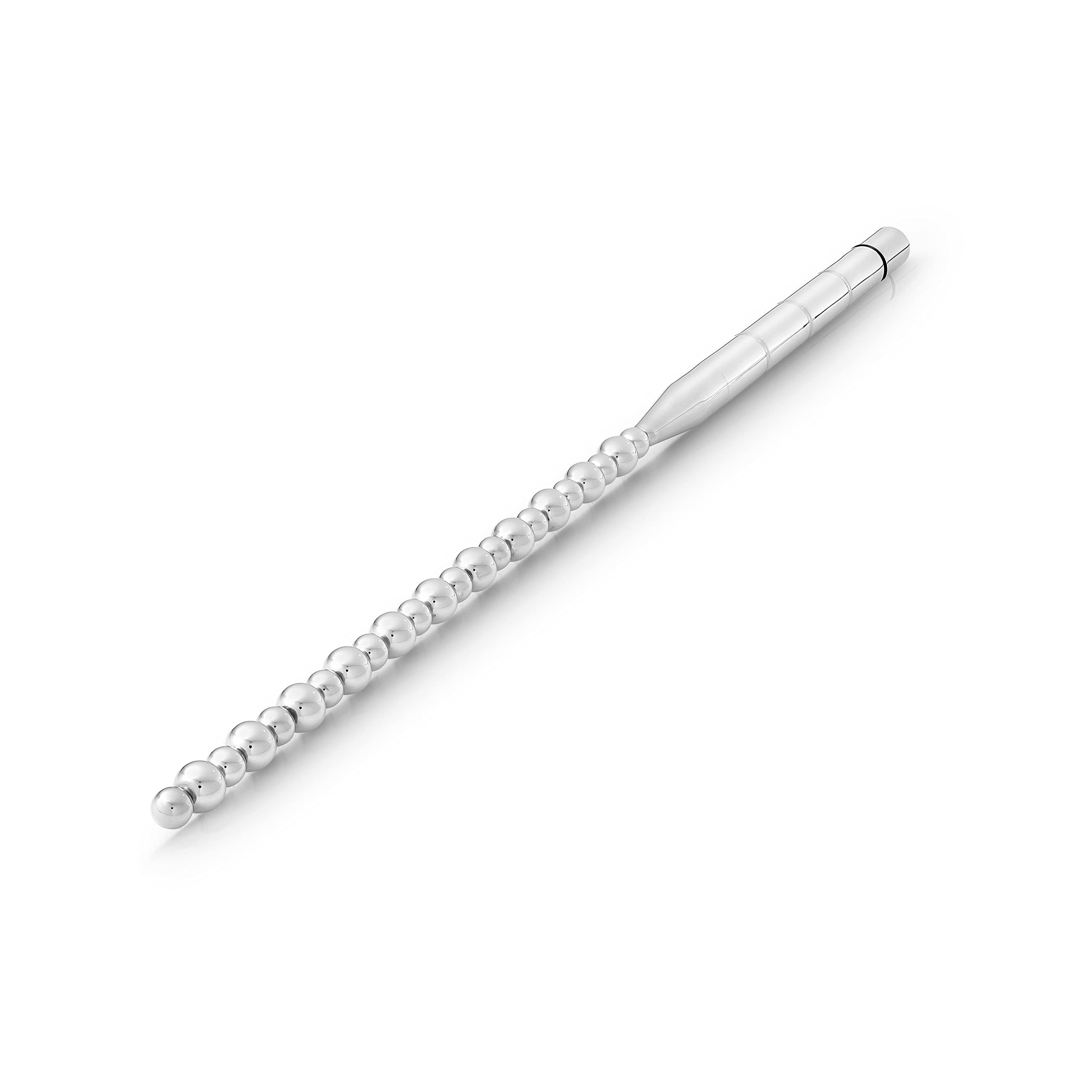 Metall Harnröhren Dilator Prinzenzepter Edelstahl Penisplug Vibratoren Vibration Dilatator Erotik Sexspielzeuge für Männer (P88A) (Ø 8 auf 10 mm)