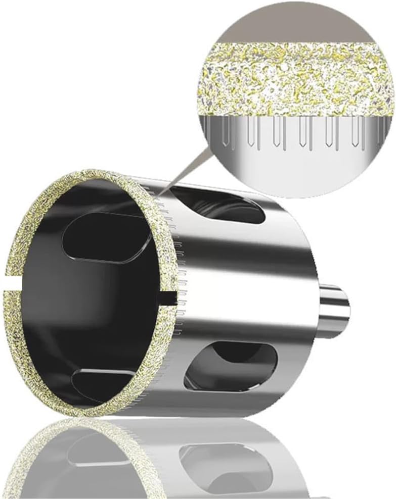 Glass Tapper Punching Round Bit Diamond Coated Drill 6-50mm Tile Marble Glass Ceramic Hole Saw Drilling Bits for Power Tools,6mm with 8mm Good(22mm Better Quality)