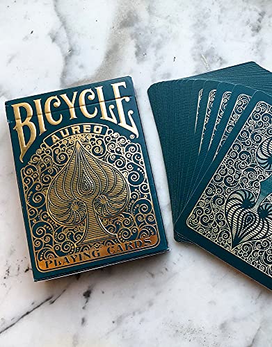 Bicycle Unisex-Erwachsene Aureo Spielkarten, Gold, 1 – Ansicht 5