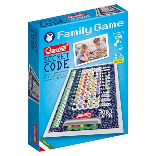 Quercetti - 1001 Secret Code - Educational Toy Board Game for