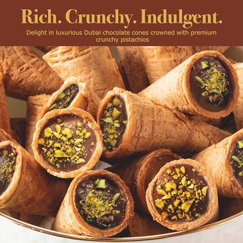 image for Leonessa Dubai Chocolate Cones with Pistachio Kunafa | Made with Premi