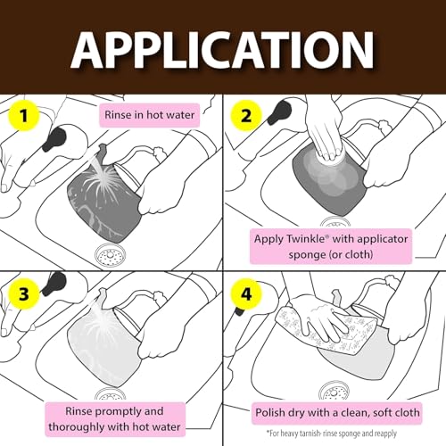 Kit de limpieza Twinkle para plata, latón y cobre (6 piezas) miniatura 7
