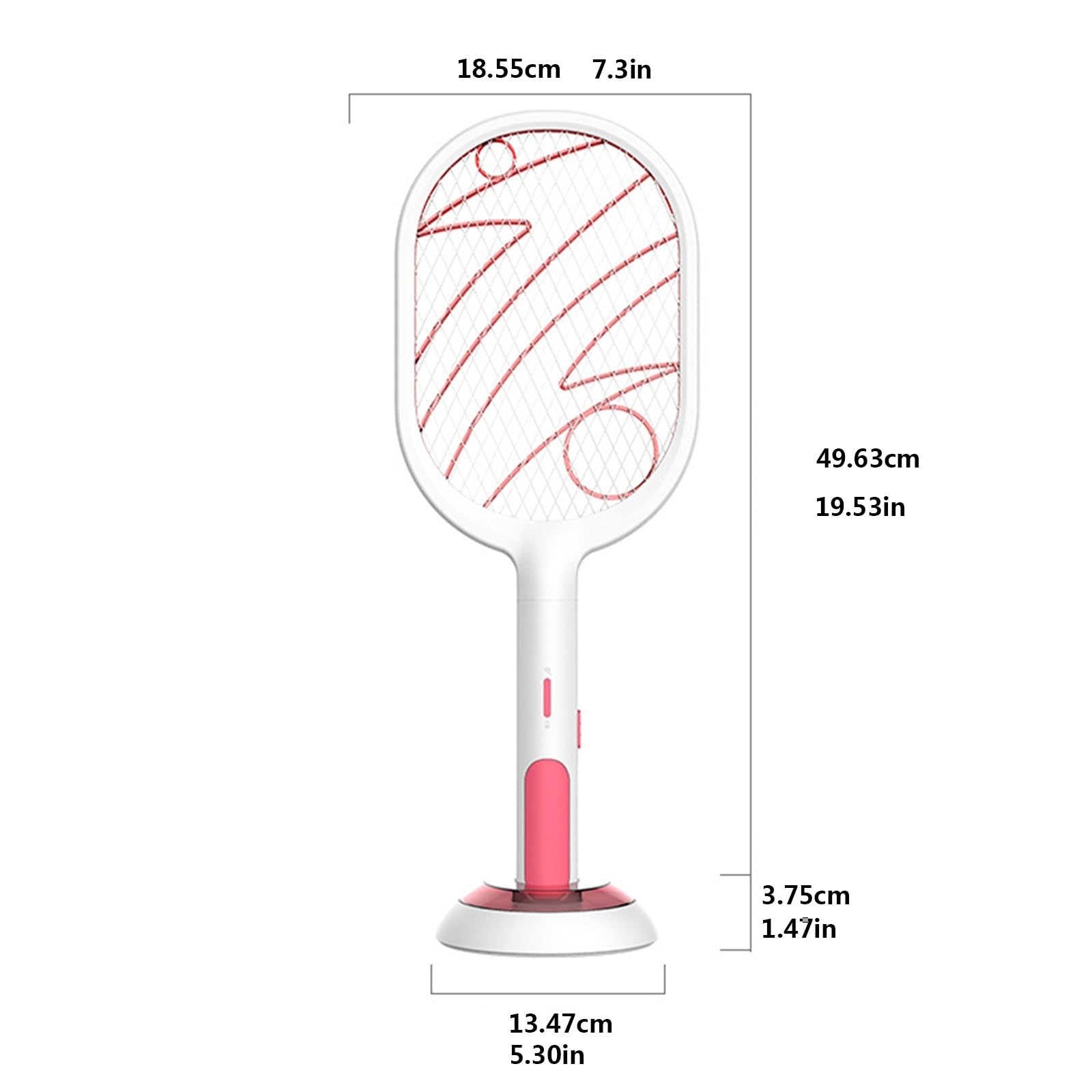 USB Charging Elettrico Zanzara Swatter con Luce UV Killer Elettrico Della Mosca 2 in 1 LED Zanzara Insetto Killer per il Campeggio, la Casa, il Cortile, la Cucina(Color:Weiß)