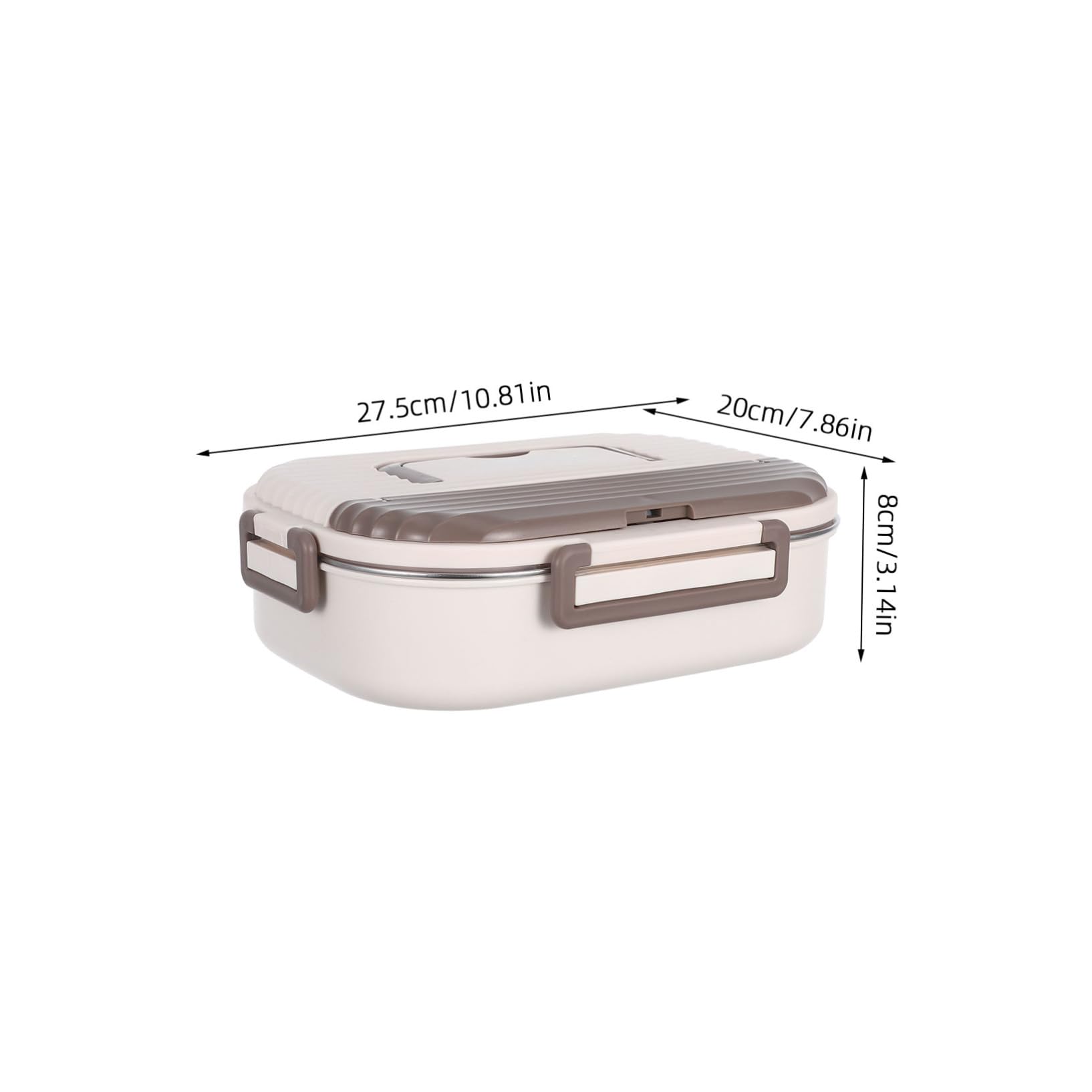 Boîte à Déjeuner Acier Inoxydable Compartiments Boîte Repas Double Étanche pour Adultes Compartiments Polyvalents pour Travail École et Voyage