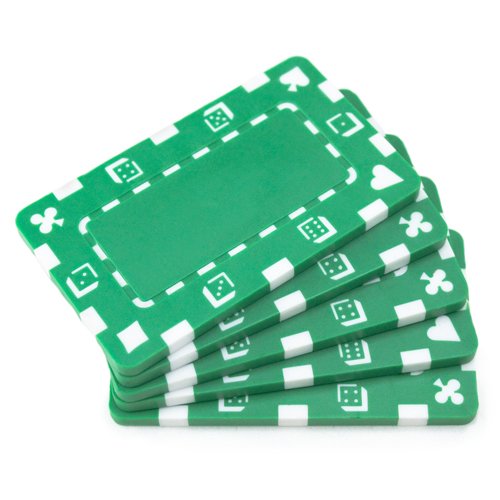 5 Plance Rettangolari Da Poker In Stile Europeo - Brybelly, Da 32 Gr - Per Giochi Alta Posta, Baccarat, Mahjong