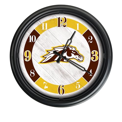 Holland Bar Stool Western Michigan University Indoor/Outdoor LED Wall Clock