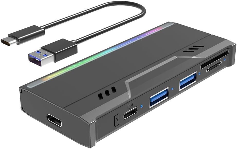 Multi Functional M.2 Solid-state Drive Case NVME/HUB2.0/TF/SD Card Hard Drive Case