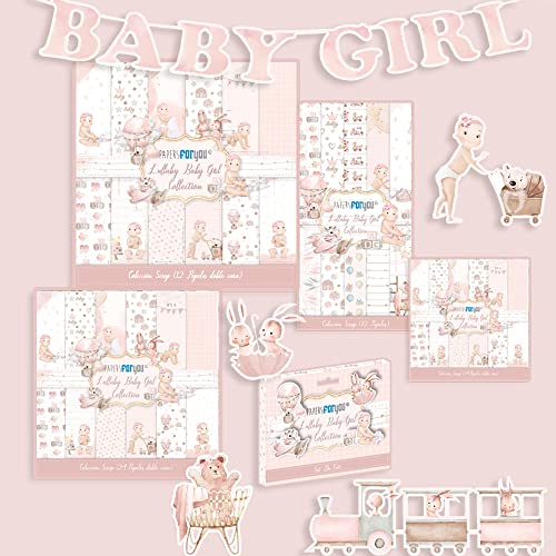Papers For You Gama 5 Productos de la Colección Lullaby Baby Girl