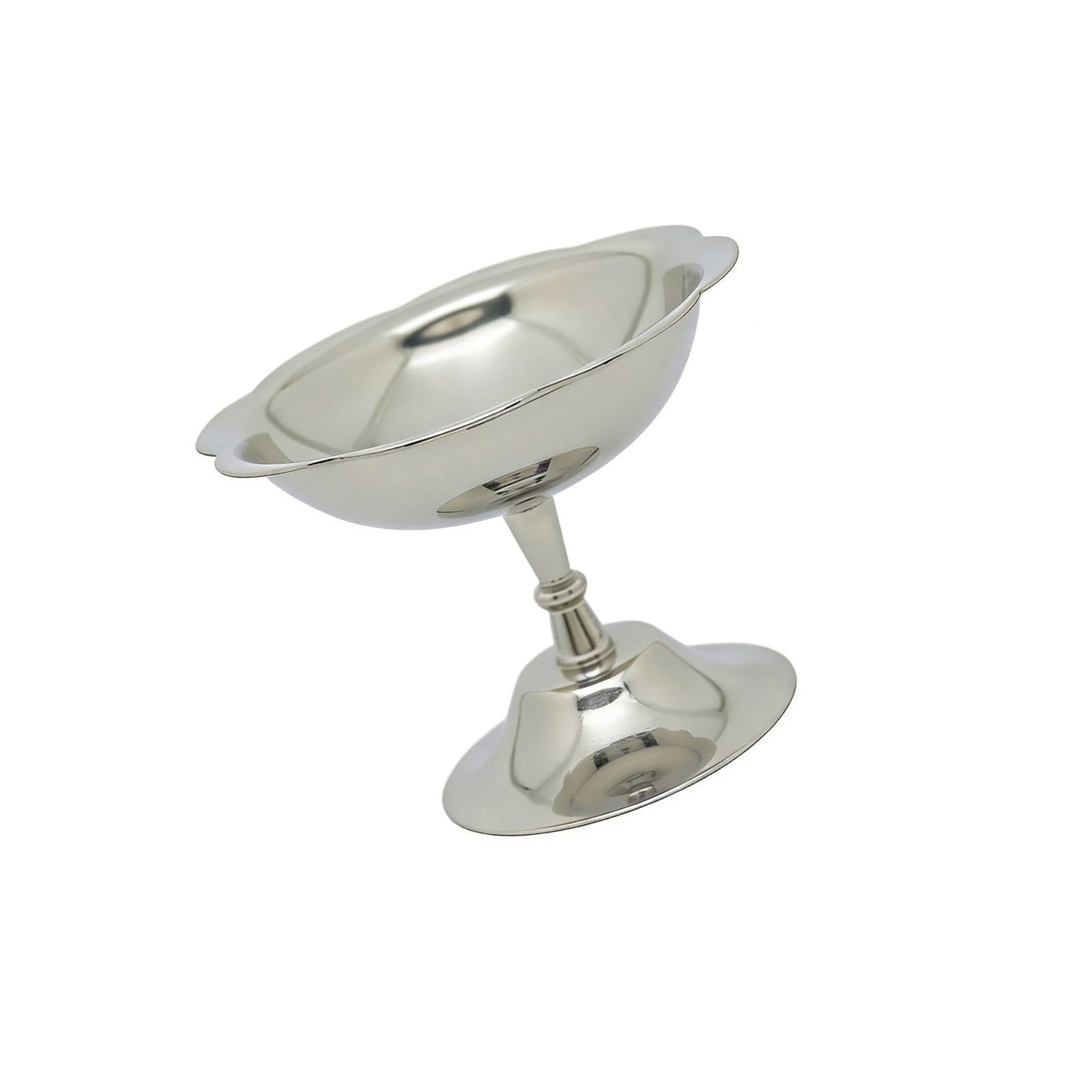 NMFLAB Food Grade Stainless Steel Dessert Bowl Multipurpose High Footed Ice Cream Cup for Home and Restaurant High Footed Dessert Cup
