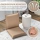 FANTASK Bodenstuhl Bodensessel mit 6- stufig Verstellbarer Rückenlehne, Game Sessel gepolstert, Bodensofa Meditationsstuhl Lazy Sofa Fensterstuhl Meditationsstuhl (Beige)