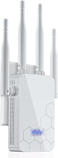 2026 WiFi Extender Internet Booster, 10000 Sq.ft Long Range Repeater Wireless Routers Amplifier, Mesh Wi-Fi 80% Faster | Broader Than Ever, Support More Network Devices at Home, 1-Tap Setup