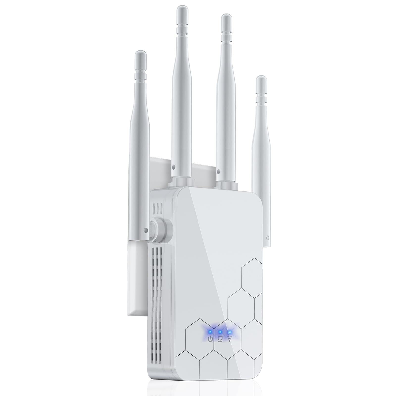 Photo 1 of 2026 WiFi Extender Internet Booster, 10000 Sq.ft Long Range Repeater Wireless Routers Amplifier, Mesh Wi-Fi 80% Faster | Broader Than Ever, Support More Network Devices at Home, 1-Tap Setup