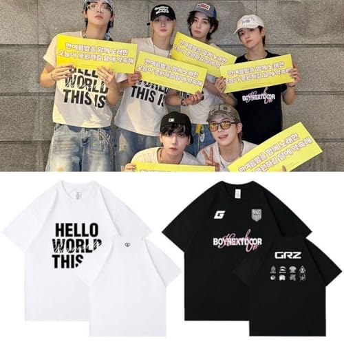 BOYNEXTDOOR Fan - Inspired 2025 Concert KnockOn Cotton T - Shirt - Kpop Merch for BYNDzens2