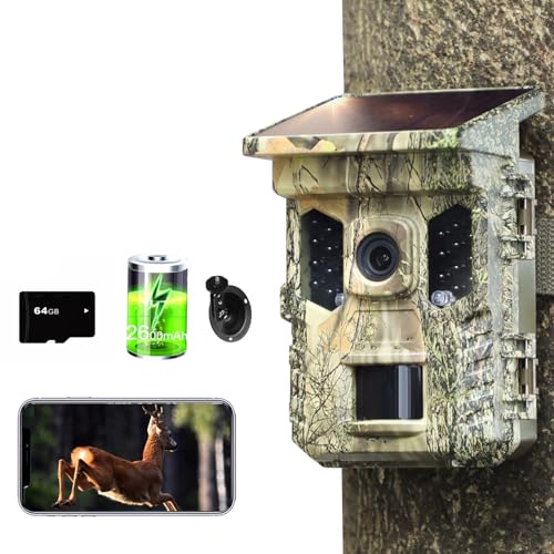 Wildlife Tracking Solar Trail Camera with Night Vision