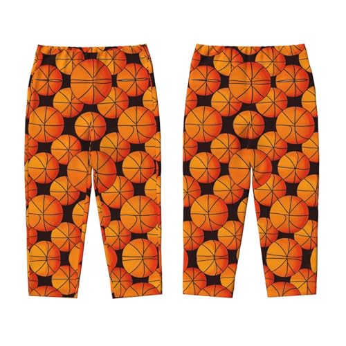 Pajama Pants Pajama Bottoms with Elastic Waistband Sleepwear Lounge Pants, Sports Basketball3