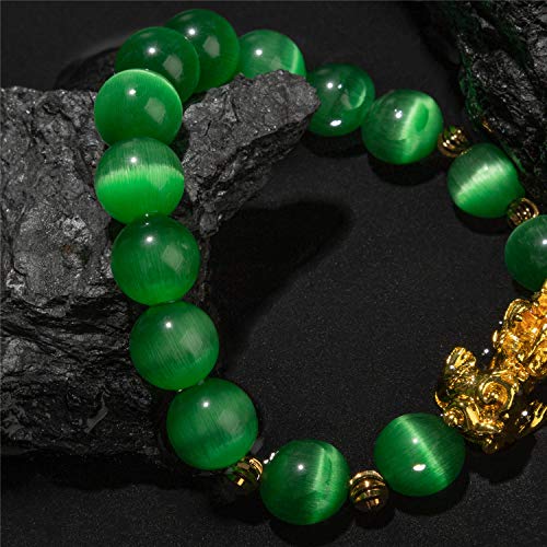 ZenBless Feng Shui Bracelet for Women Natural Tiger Eye Bracelet 18k Gold Plated Pixiu Bracelet Yoga Mala Beads Good Luck Friendship Bracelets for Women4