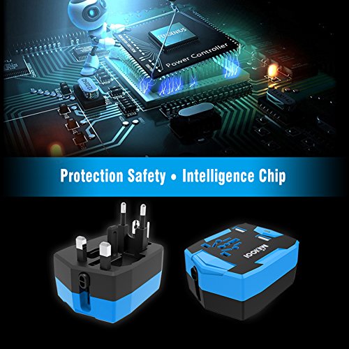 Travel Adapter con Power Bank Adattatore da