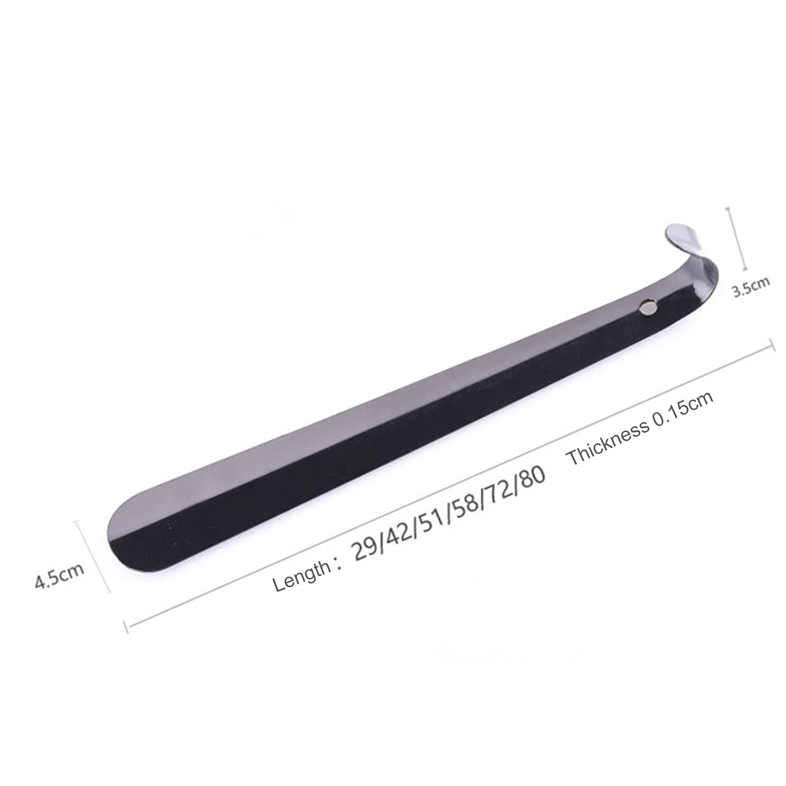 Schuhheber Schuhlöffel aus Metall für den Haushalt, leicht zu tragende Schuhe, ideal für Senioren und Menschen mit eingeschränkten motorischen Fähigkeiten, Schuhlöffel (Farbe: 16,5 Zoll (42 cm) (51