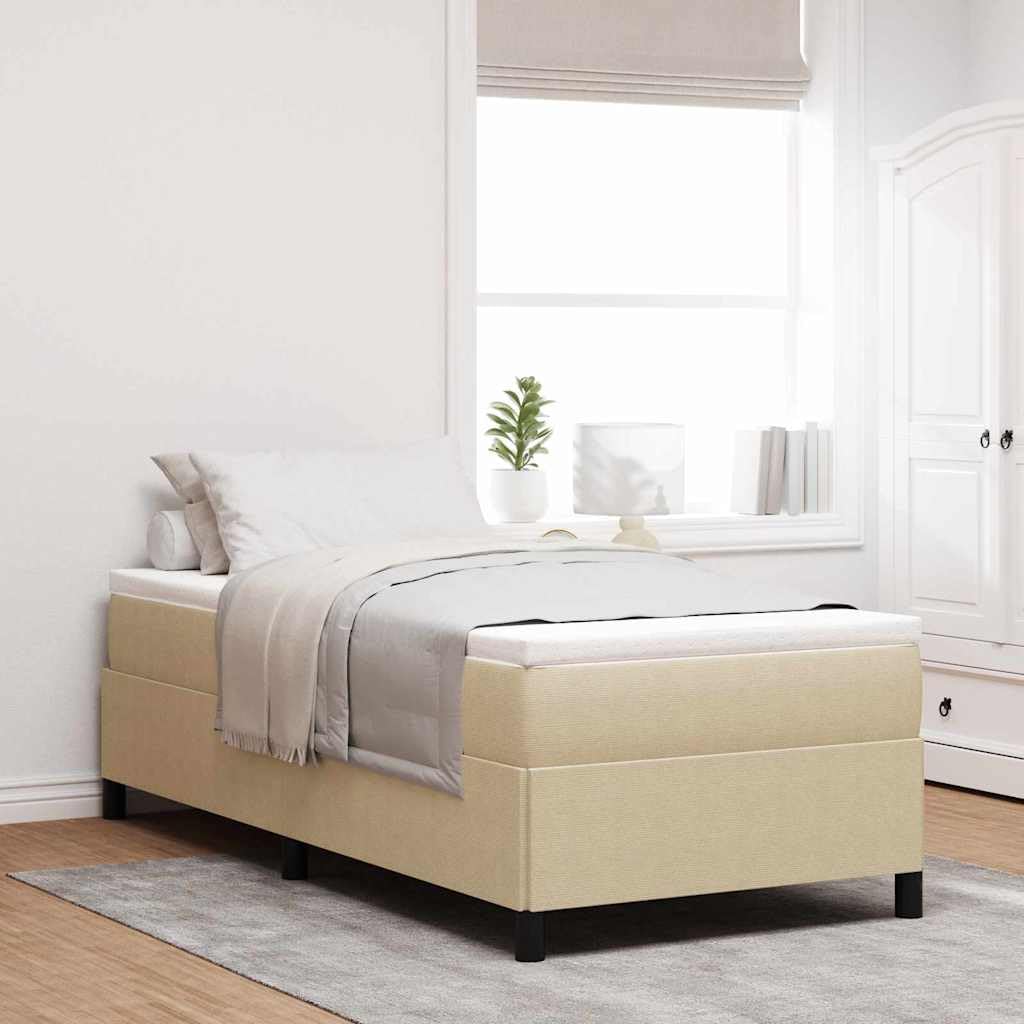 Cama somier Base lecho canapé tapizado en Pana Verde grisáceo, 80 x 200 cm, Estructura de Pino, somier de Lamas, Dormitorio Adulto e invitado, Soporte Firme y Montaje Sencillo