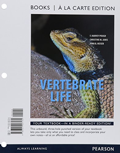Vertebrate Life 0321907132 Book Cover