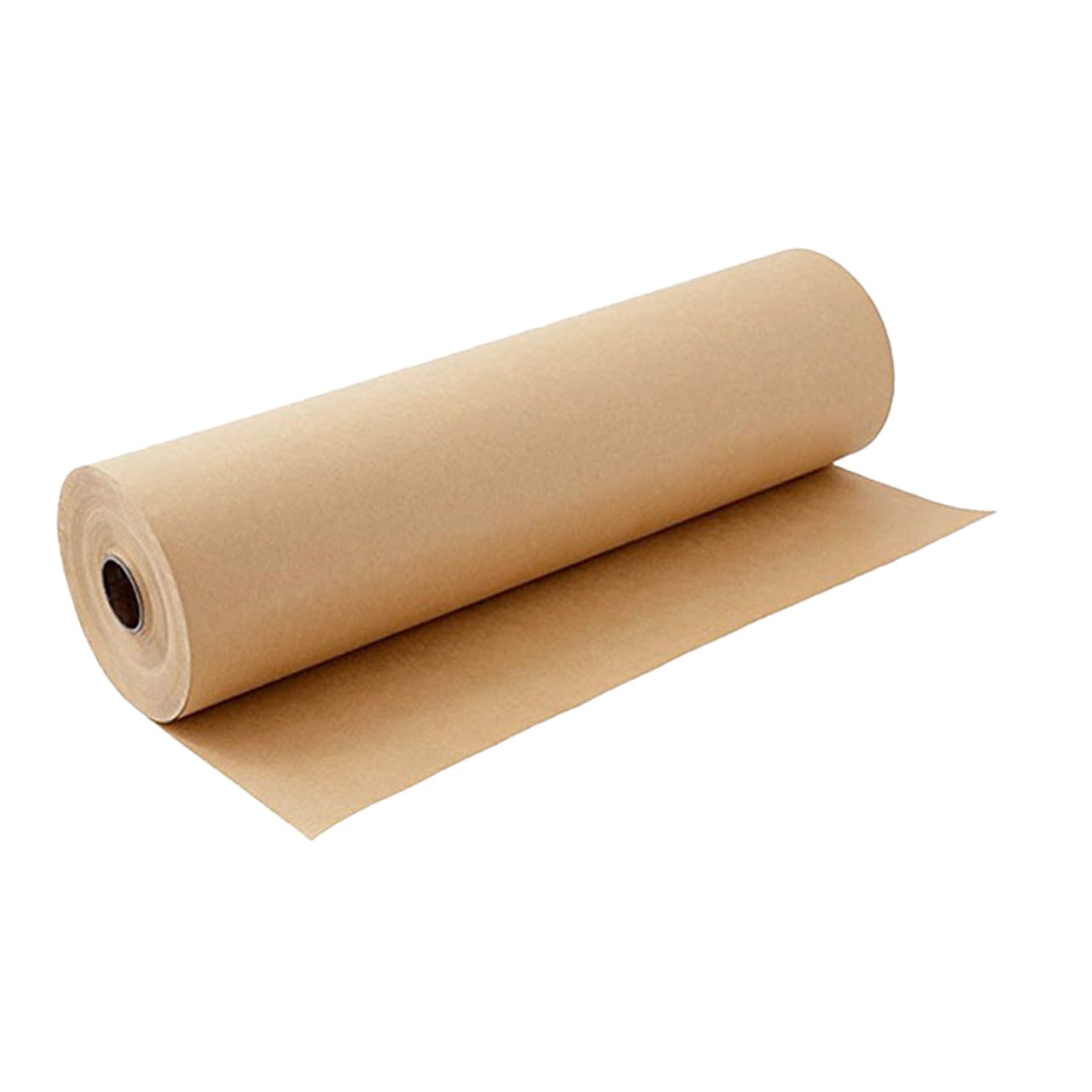 IWOWHERO Yellow Kraft Paper 1 Roll Kraft Birthday Wrapping Dark Brown Paper Roll Decorative Wrapping