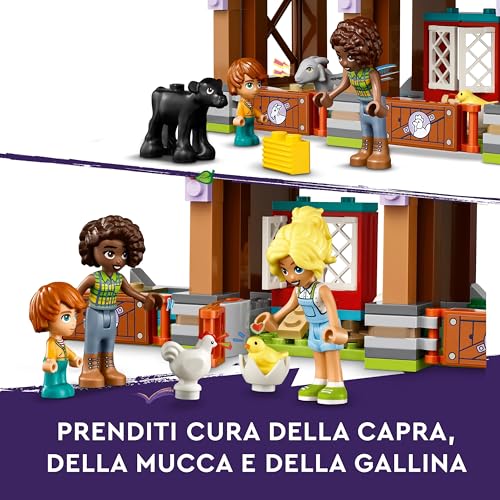 Friends Il Santuario degli Animali della Fattoria, Giocattolo da Costruire con Trattore, Mulino, 3 Mini Bamboline e 5 Animali, Giochi per Bambine e Bambini da 6 Anni in su, Idee Regalo 42617 - Lego - Immagine 6
