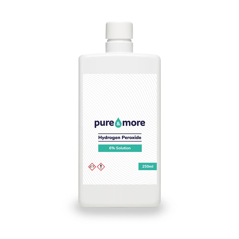 Pure&More Hydrogen Peroxide 6 250ml Pure Grade H2o2 Amazon.co.uk