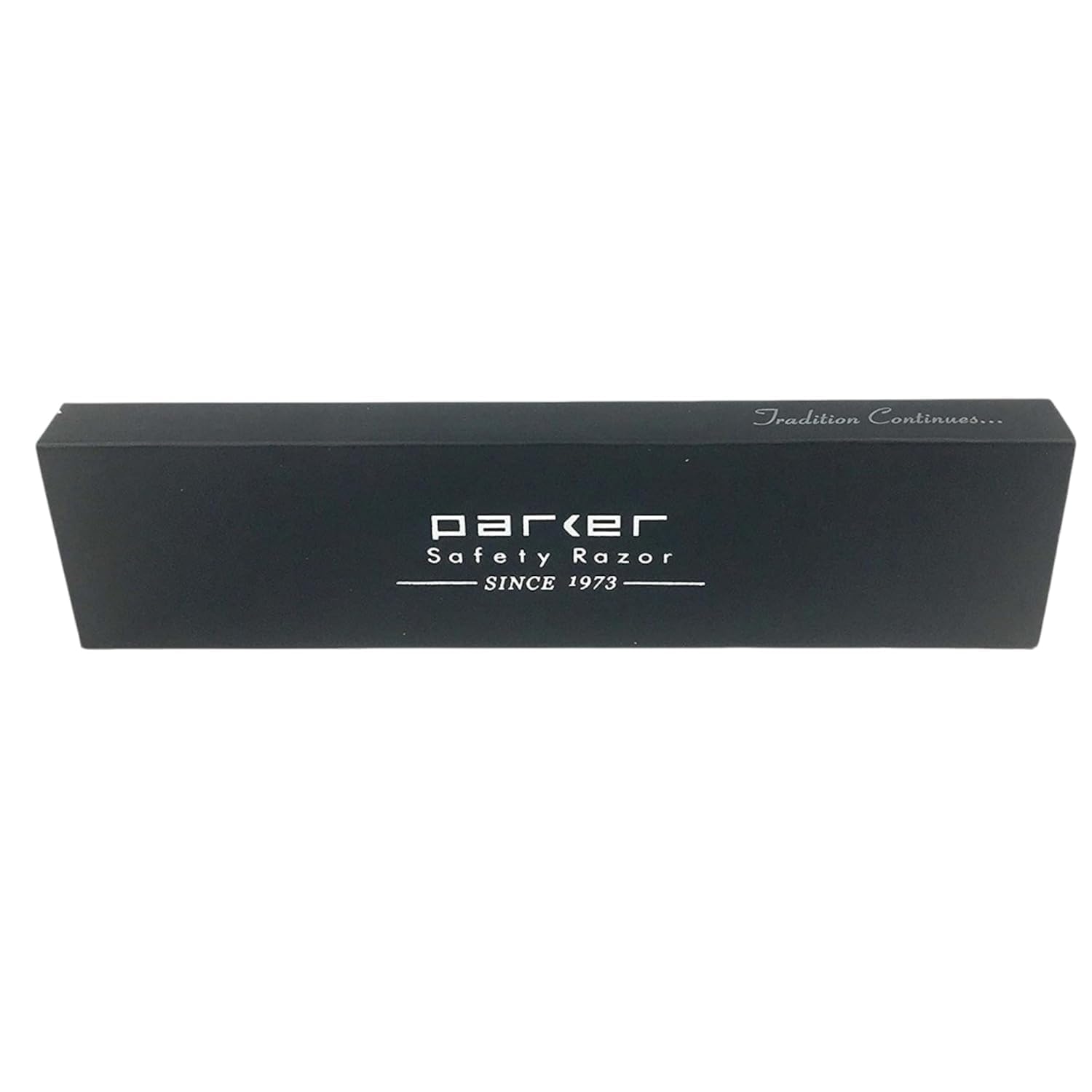 Parker Safety Razor SRB maszynka do golenia z prostymi krawędziami i 5 ostrzami Parker czarna