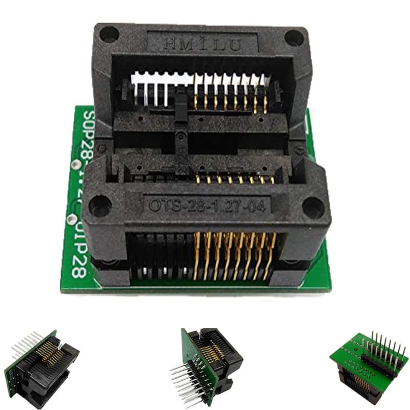 SOP16 SOIC16 SO16 to DIP16 Programming Socket Pitch 1.27mm 300mil IC Body Width 7.5mm Test Socket Adapter