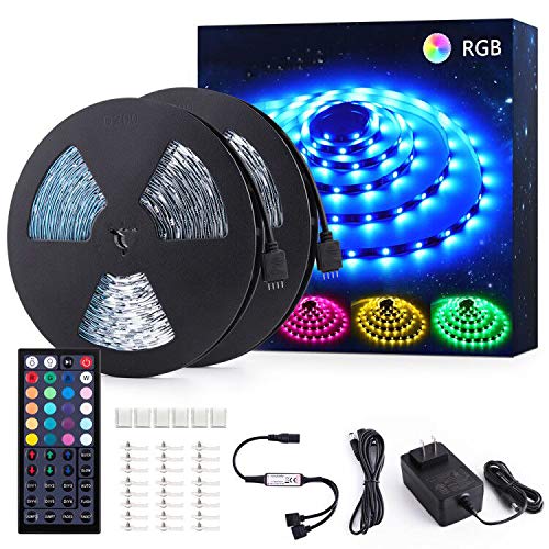 Novostella 105ft RGB LED Strip Light kit, Color Changing Flexible Dimmable 5050 LEDs