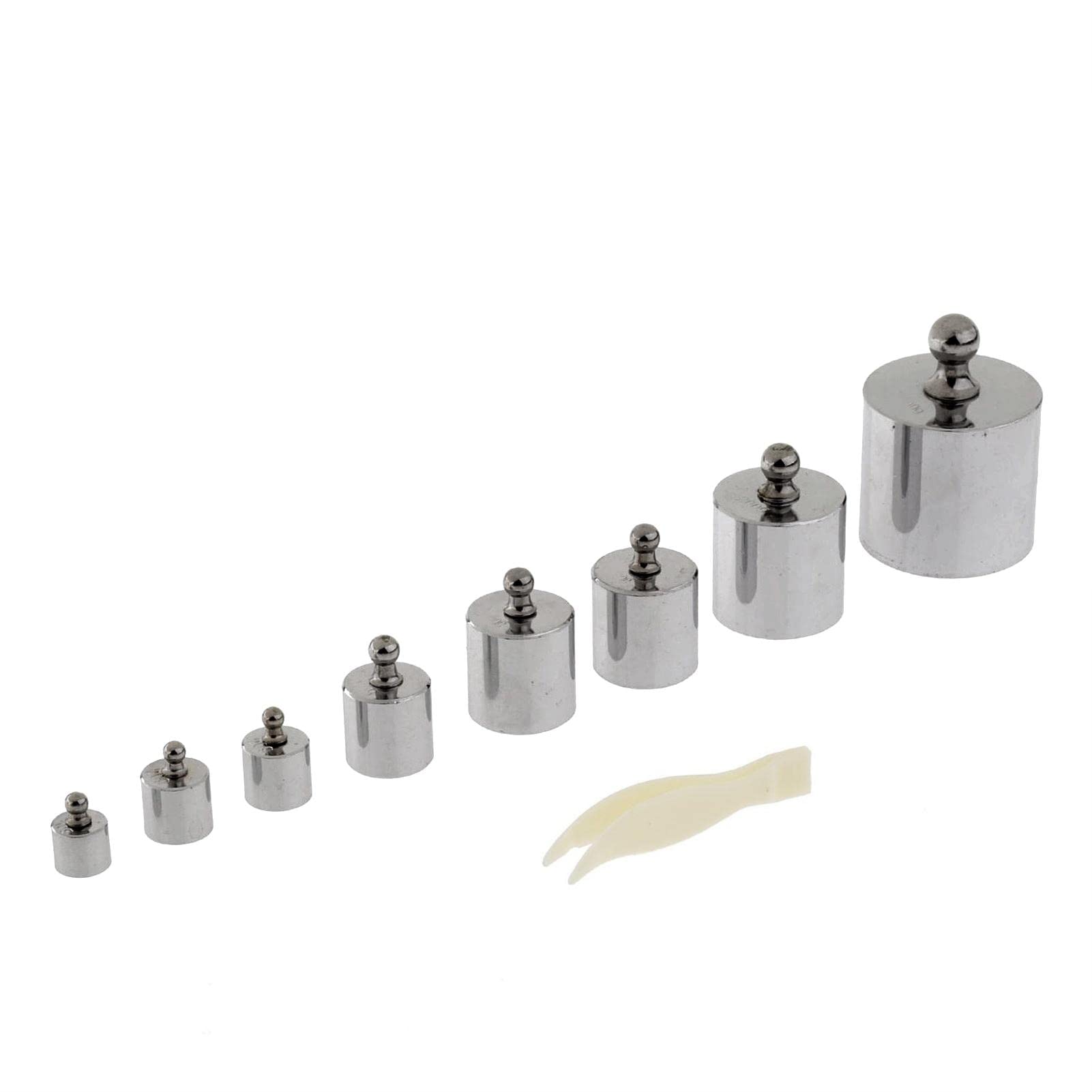 Juego de peso de calibración de 1000 g, kit de peso de calibración de escala | Juego de peso de calibración de escala de acero de precisión para balanza digital