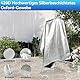 awliye Teleskop Abdeckung Wasserdicht 160x120cm Teleskop Schutzhülle mit Aufbewahrungstasche, 420D Oxford Astronomisches Teleskop Staubschutz Verstellbarem Kordelzug, Winddicht, Sonnenschutz