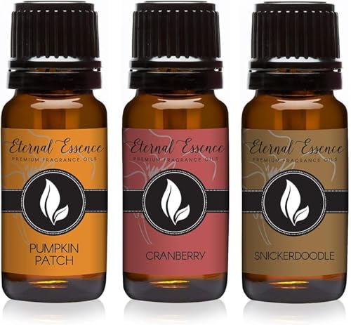 Image of Trio (3) - Pumpkin Patch, Cranberry & Snickerdoodle - Premium Fragrance Oil Trio - 10ml