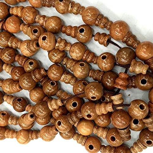 Jaspe peau de tigre jaune perles de pagode 10mm connecteur trois liens