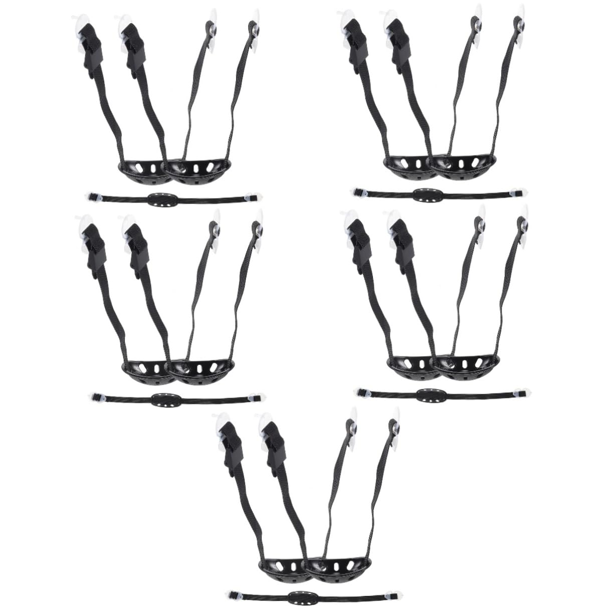 Kisangel Helm-kinnriemen Einstellbar Kinnriemen Für Hüte Zubehör Für Schutzhelme Helmband Verstellbare Kinnriemen Für Schutzhelme Schutzhelm-kettenriemen Black Polyester