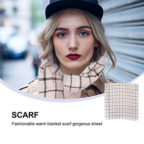 KESYOO Lenço Xadrez de Inverno Xale Quente Cobertor Treliça Envoltório de Lenço Envoltório de Tartan
