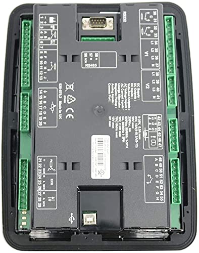 Another rear view of the DSE7320 MKII controller with detailed connection labels