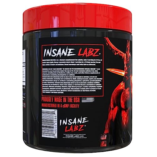 Image of Insane Labz Hellboy Bundle, Psychotic Hellboy Pre Workout and Insane Amino BCAA, Increase Muscle Mass, Strength, Focus and Recovery Time, Blue Raspberry