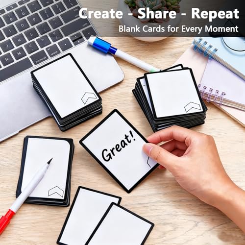 MTG Dry Erase Tokens Set of 60, Reusable Double-Sided Blank Cards - image 6
