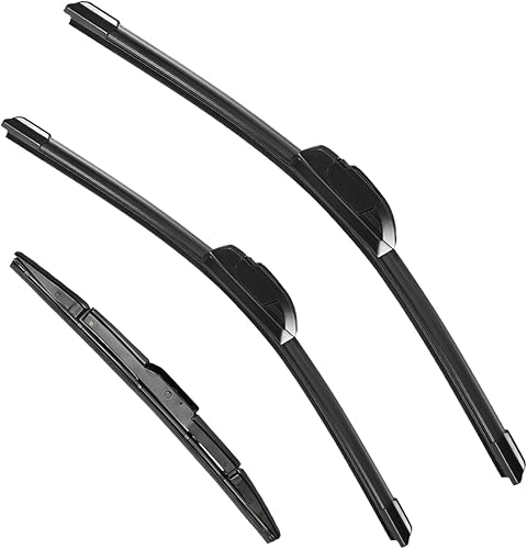 Vista 61 de Paquete de 3 limpiaparabrisas compatibles con Toyota RAV4 2019-2022, limpiaparabrisas delantero y trasero, juego de cuchillas de repuesto para mi