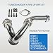 JDMSPEED New Turbocharger Y-Pipe Up Pipe Kit With Gasket Replacement For Ford 6.0L Diesel 2003-2007 Replaces# 5C3Z6K854CA 679-011 679-012 1846581C1
