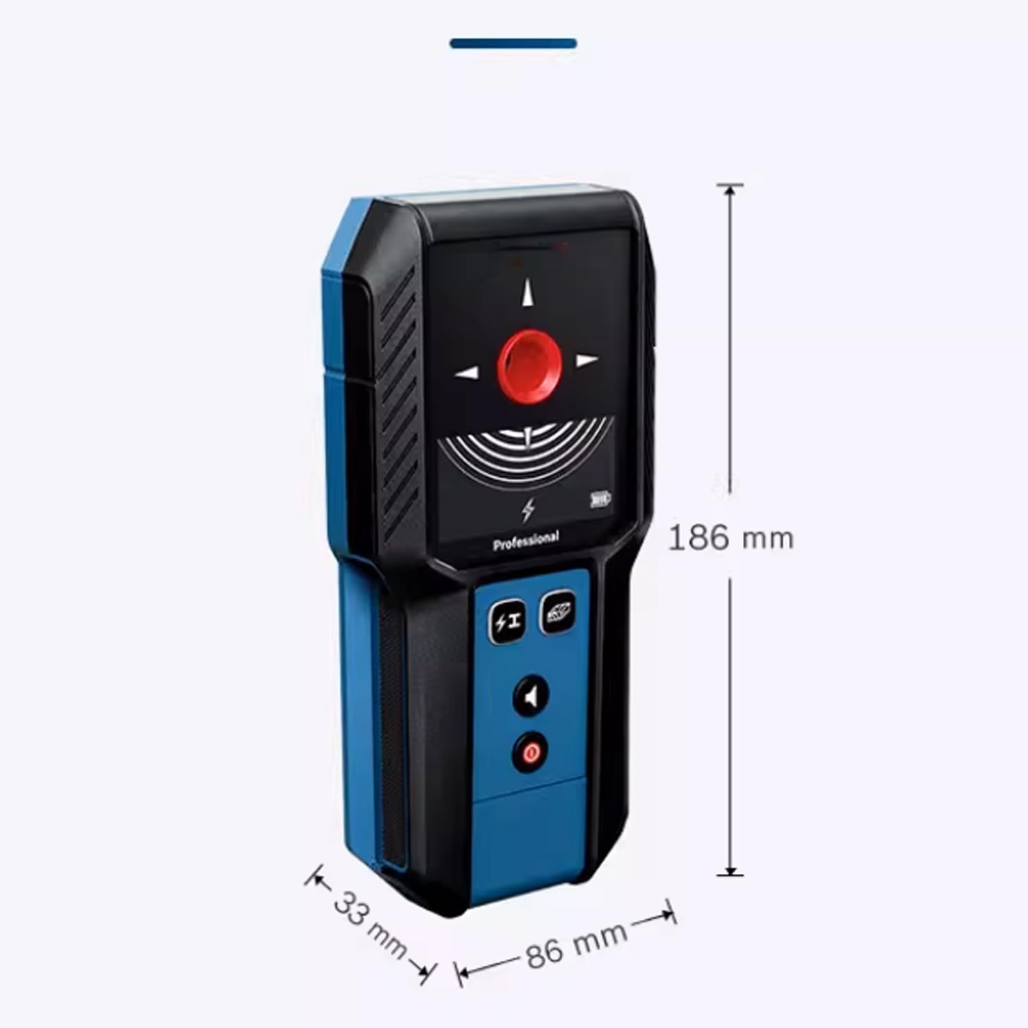 Stud Finder skaner ścienny, wielofunkcyjny detektor ścienny, maksymalna głębokość wykrywania 120 mm, precyzyjne pozycjonowanie, do wykrywania kabli AC, drewna, stojaków metalowych, belek i