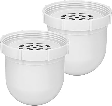Water Replacement Filter for Pitcher,Compatible with Clearly Filtered Water Filter Pitcher, 100-Gallon Long-Life, BPA Free, 2 Pack.