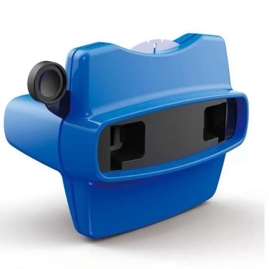 Pup Go 3D Viewer for Kids Ages 3+, 4 Reels - Dinosaur, Animal, Ocean & Space, 28 HD Images, Retro Classic Slide Viewer, STEM Educational Learning Toy (Blue) — image 1