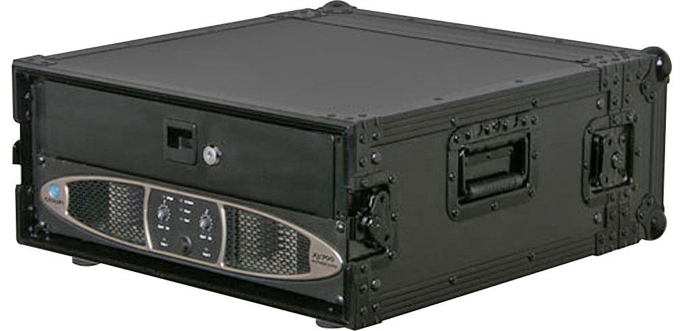 Black 4U Pro Amp Rack